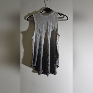 American Eagle Outfitters Gray Ombre Muscle Tee